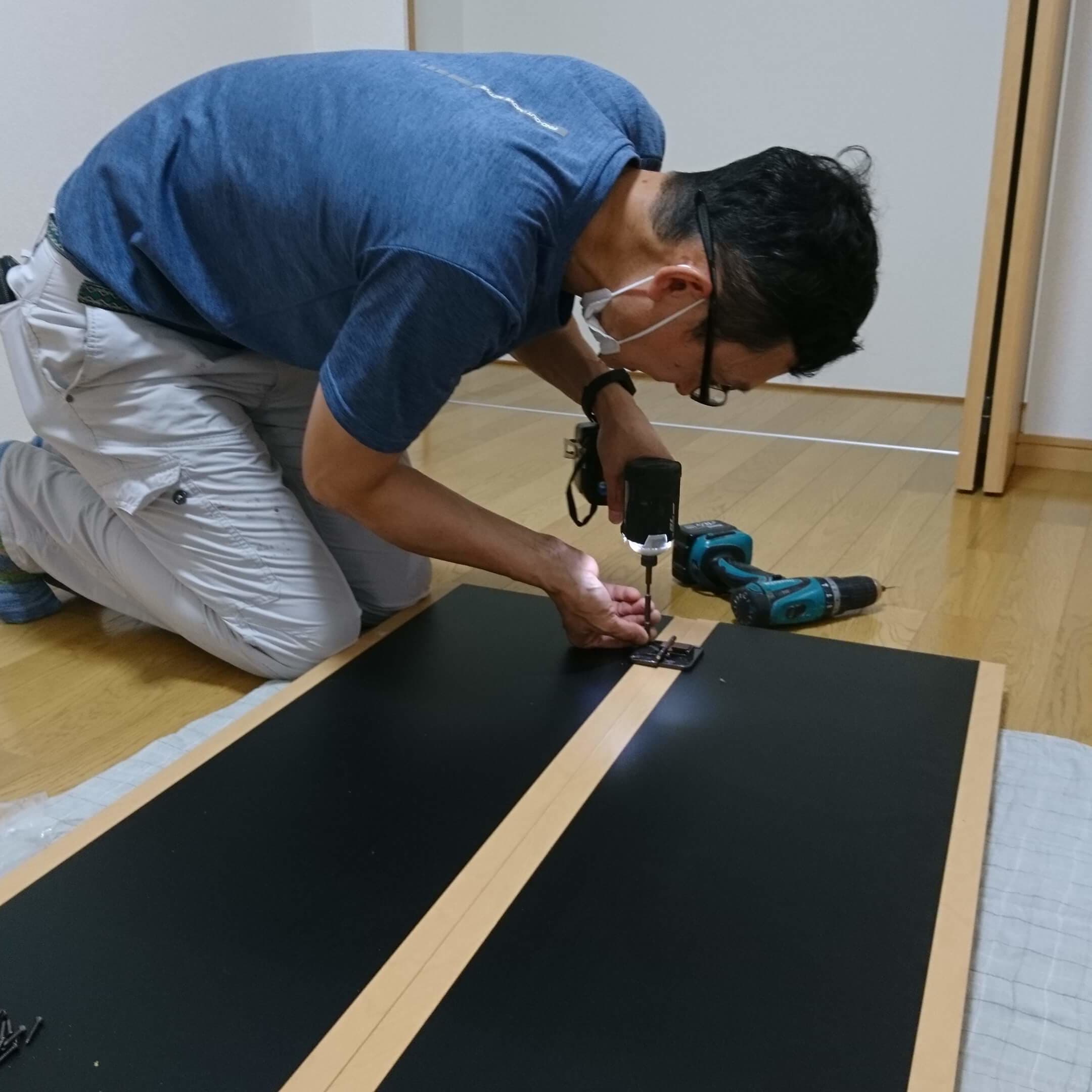 収納折戸修理 名古屋市昭和区 | 建具の建付け調整なら建具修理の窓口名古屋市昭和区